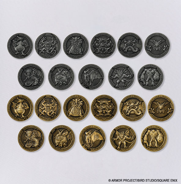 Square Enix Dragon Quest Legendary Demon Has Appeared! Collectable Medal 22Pack BOX