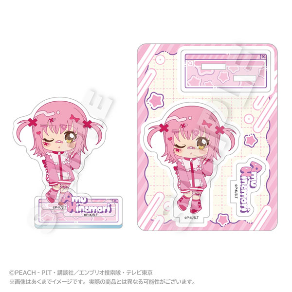 Stella Notes TV Anime "Shugo-chara!" Mini Chara Acrylic Mascot vivid ver. Amu Hinamori