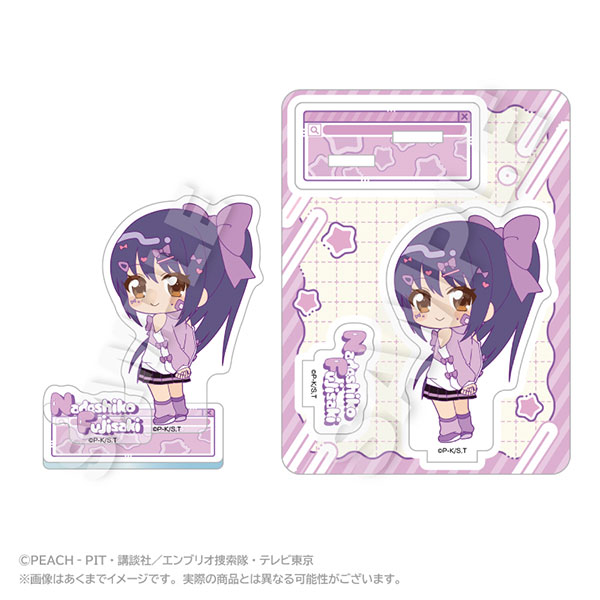 Stella Notes TV Anime "Shugo-chara!" Mini Chara Acrylic Mascot vivid ver. Nadeshiko Fujisaki