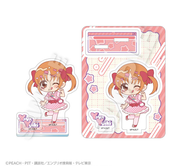Stella Notes TV Anime "Shugo-chara!" Mini Chara Acrylic Mascot vivid ver. Yaya Yuiki imagen 1