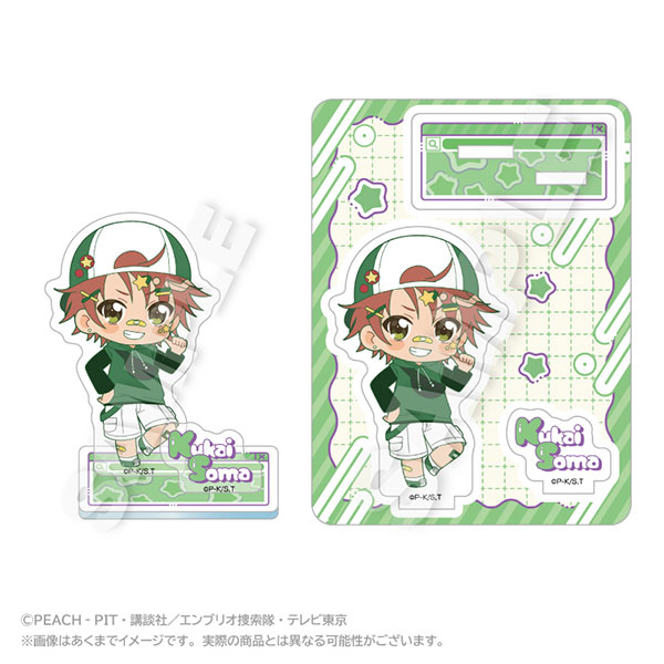 Stella Notes TV Anime "Shugo-chara!" Mini Chara Acrylic Mascot vivid ver. Kuukai Souma