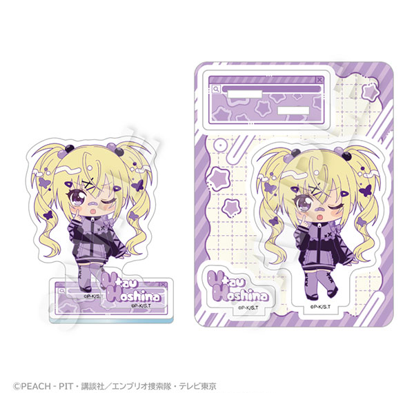 Stella Notes TV Anime "Shugo-chara!" Mini Chara Acrylic Mascot vivid ver. Utau Hoshina รูปภาพ 1