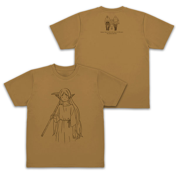 COSPA Frieren: Beyond Journey's End Frieren "Anyway, I have to work in the mines for 300 years." Dry T-shirt /COYOTE-S