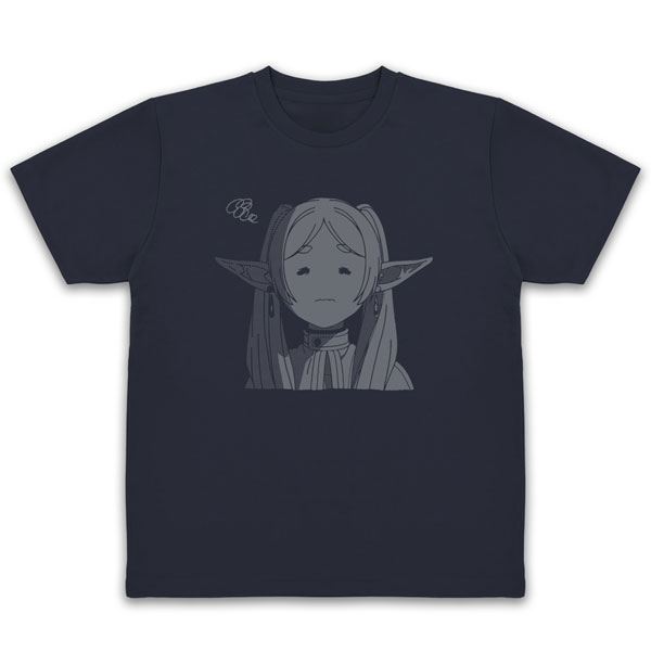COSPA Frieren: Beyond Journey's End Frieren Face Dry T-shirt Looking So Disgusted Ver./NAVY-M