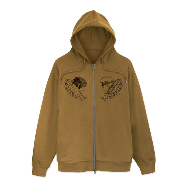 COSPA NARUTO Shippuden Naruto & Sasuke Zip Hoodie /COYOTE-L