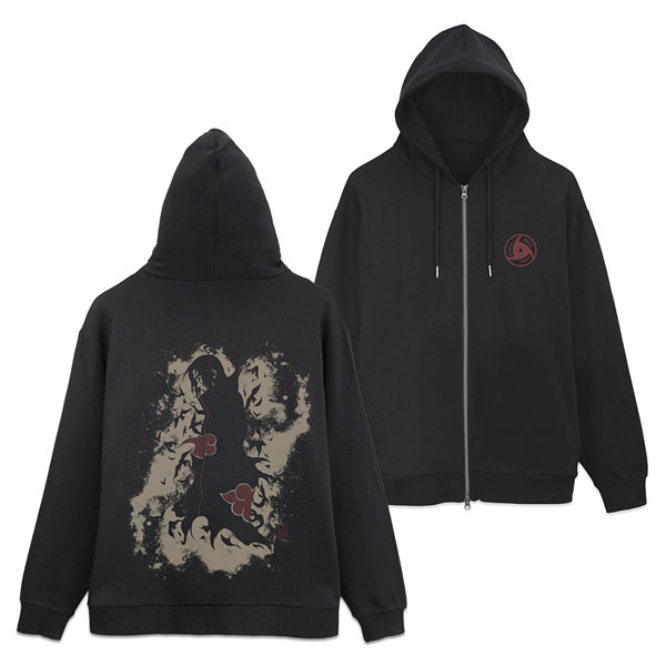 COSPA NARUTO Shippuden Itachi Uchiha Zip Hoodie /BLACK-XXL