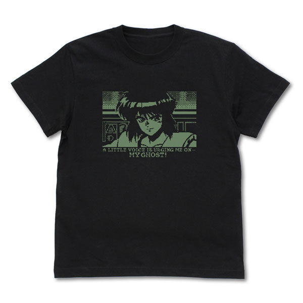 COSPA Ghost in the Shell TGITS "A Little Voice Is Urging Me On My Ghost!" T-shirt /BLACK-XL