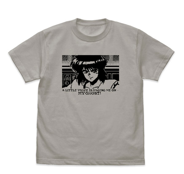 COSPA Ghost in the Shell TGITS "A Little Voice Is Urging Me On My Ghost!" T-shirt /LIGHT GRAY-L Bild 1