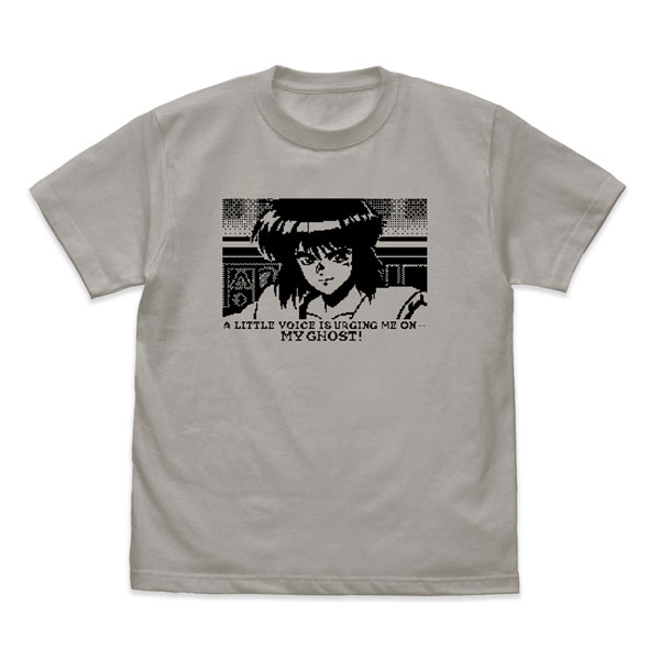COSPA Ghost in the Shell TGITS "A Little Voice Is Urging Me On My Ghost!" T-shirt /LIGHT GRAY-XL