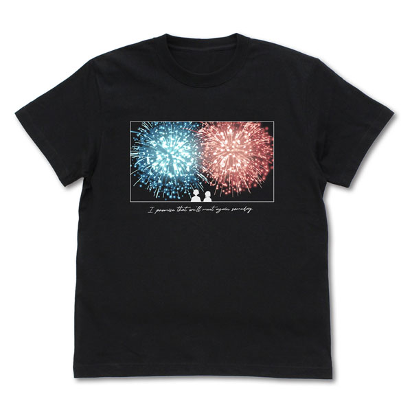 COSPA Movie "Kimi to Hanabi to Yakusoku to" Kimi to Hanabi to Yakusoku to T-shirt /BLACK-S