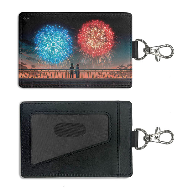 COSPA Movie "Kimi to Hanabi to Yakusoku to" Pass Case (w/Swivel Snap Hook)