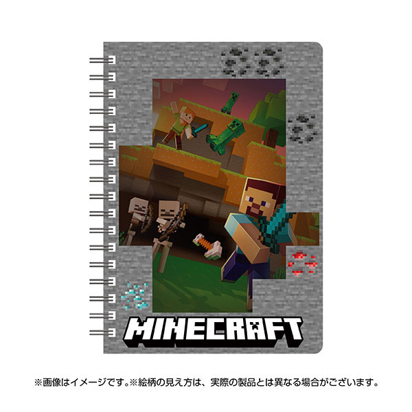 Ensky MINECRAFT Minecraft Ring Notebook w/Gimmick (5) They'er Coming