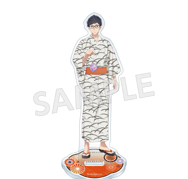 KADOKAWA Isekai Office Worker: The Other World's Books Depend on the Bean Counter Acrylic Stand - Iseshachi Noryo Festival Ver. - Seiichirou Kondou รูปภาพ 1