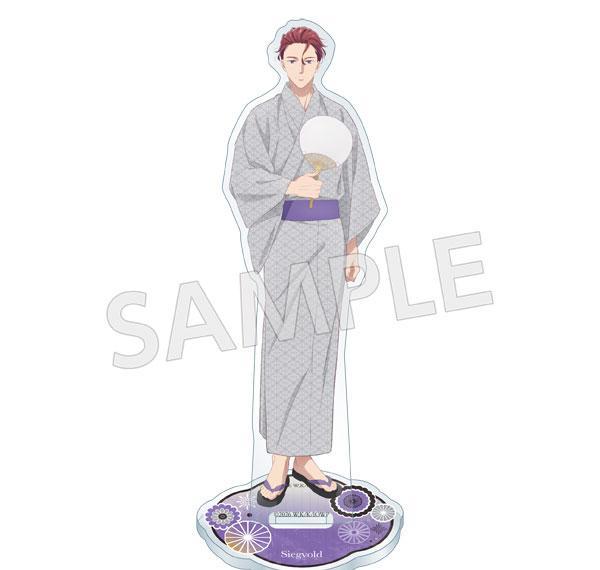 KADOKAWA Isekai Office Worker: The Other World's Books Depend on the Bean Counter Acrylic Stand - Iseshachi Noryo Festival Ver. - Siegvold รูปภาพ 1