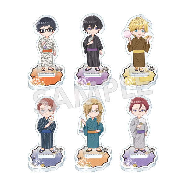 KADOKAWA Isekai Office Worker: The Other World's Books Depend on the Bean Counter Tradable Mini-Character Acrylic Stand - Iseshachi Noryo Festival Ver. [1 Pack] Bild 1
