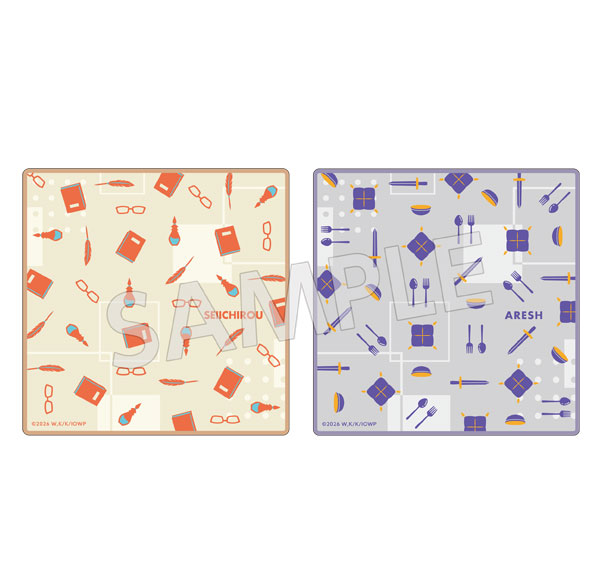 KADOKAWA Isekai Office Worker: The Other World's Books Depend on the Bean Counter Hand Towel Set - Iseshachi Noryo Festival Ver. รูปภาพ 1
