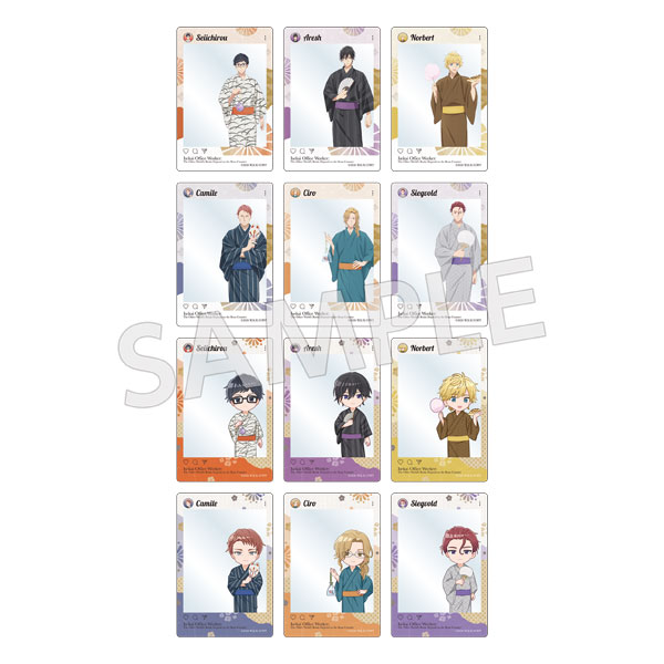 KADOKAWA Isekai Office Worker: The Other World's Books Depend on the Bean Counter Tradable Acrylic Card in Social Media Style - Iseshachi Noryo Festival Ver. [1 Pack]