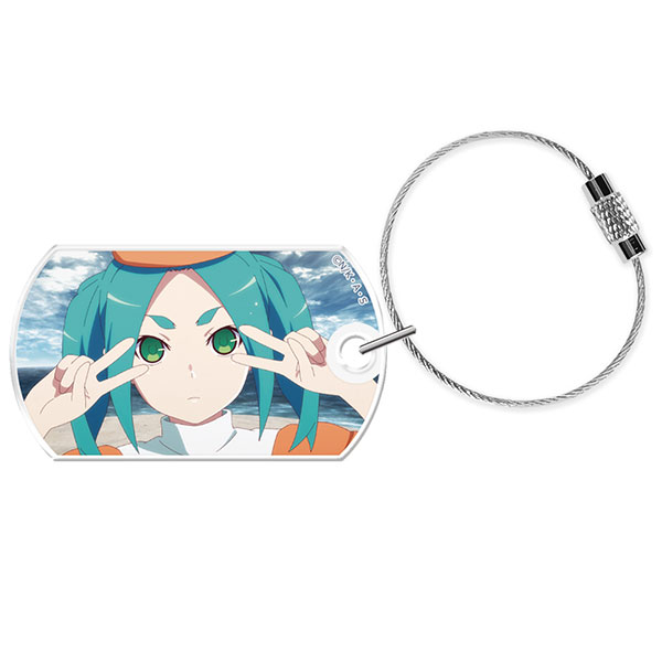 Azu Maker Monogatari Series Acrylic Keyring Yotsugi Ononoki Scene Photo ver.