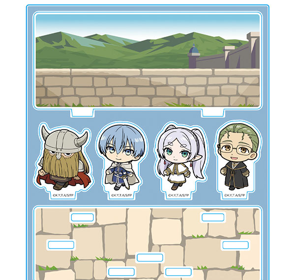 Azu Maker Frieren: Beyond Journey's End Tsuitekku Acrylic Diorama Frieren & Himmel & Heiter & Eisen Bild 1