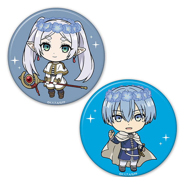 Azu Maker Frieren: Beyond Journey's End Tin Badge 2pcs. Set Frieren & Himmel Bild 1