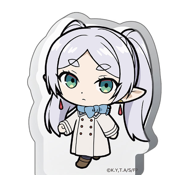 Azu Maker Frieren: Beyond Journey's End Thick Acrylic Stand Frieren Tsuitekku Winter Outfit ver. imagen 1