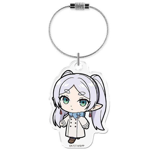 Azu Maker Frieren: Beyond Journey's End Acrylic Keychain Frieren Tsuitekku Winter Outfit ver. imagen 1