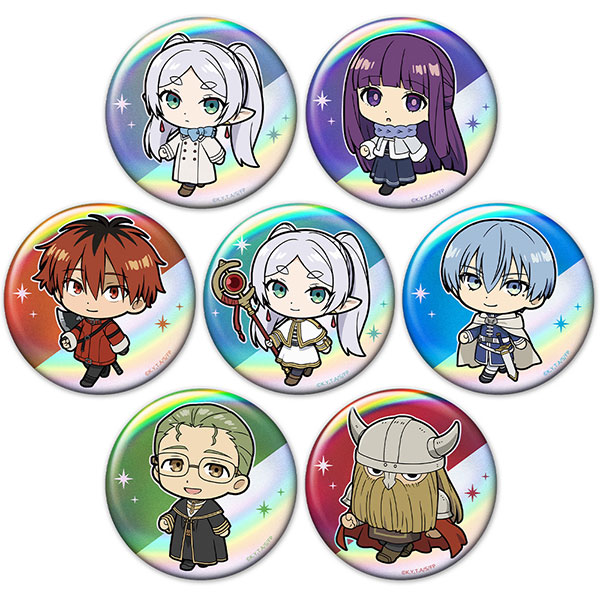 Azu Maker Frieren: Beyond Journey's End Trading Hologram Tin Badge 7Pack BOX