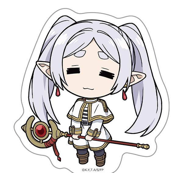 Azu Maker Frieren: Beyond Journey's End Diecut Sticker Frieren Silly Face ver. Bild 1