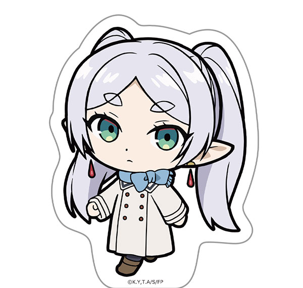 Azu Maker Frieren: Beyond Journey's End Diecut Sticker Frieren Tsuitekku Winter Outfit ver. Bild 1