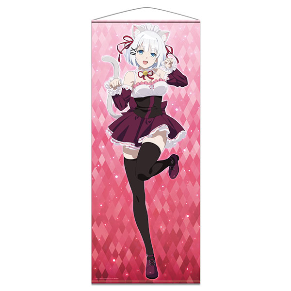 Azu Maker The Detective is Already Dead. Almost Life-size Wall Scroll [Siesta Cat Ear Maid ver.] New Illustration image 1