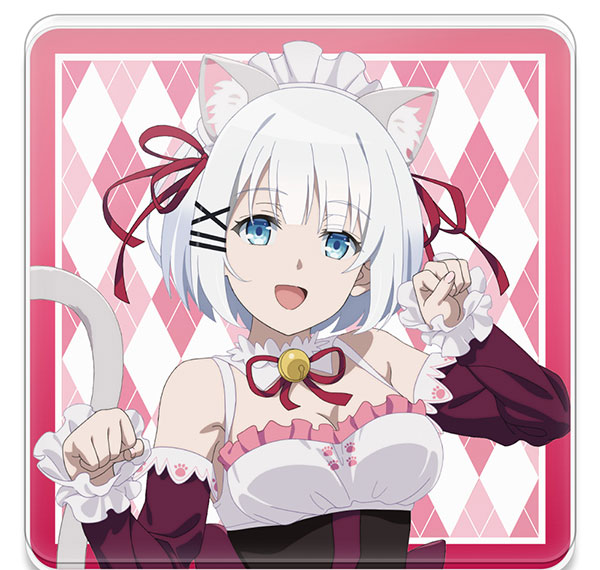 Azu Maker The Detective is Already Dead. Acrylic Coaster B [Siesta Cat Ear Maid ver.] New Illustration Bild 1