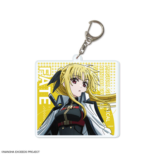 License Agent Magical Girl Lyrical Nanoha Exceeds Gun Blaze Vengeance Big Acrylic Keychain Design 03 (Fate /A)