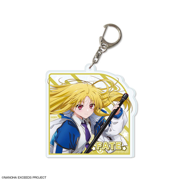 License Agent Magical Girl Lyrical Nanoha Exceeds Gun Blaze Vengeance Big Acrylic Keychain Design 05 (Fate /B)
