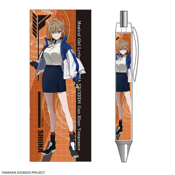 License Agent Magical Girl Lyrical Nanoha Exceeds Gun Blaze Vengeance Ballpoint Pen Design 01 (Shiina Kuze)