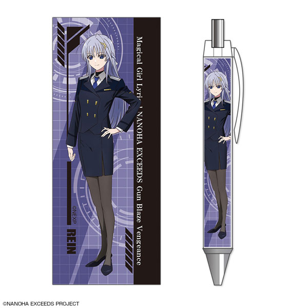 License Agent Magical Girl Lyrical Nanoha Exceeds Gun Blaze Vengeance Ballpoint Pen Design 05 (Rein Yagami) Bild 1