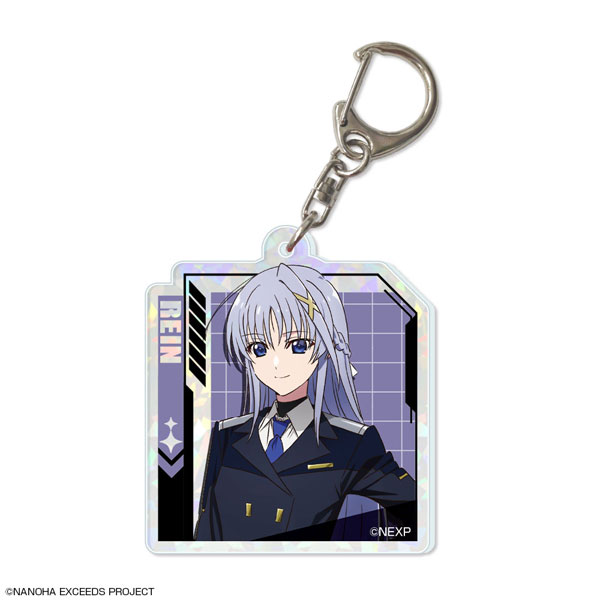 License Agent Magical Girl Lyrical Nanoha Exceeds Gun Blaze Vengeance Hologram Acrylic Keychain 05 (Rein Yagami)