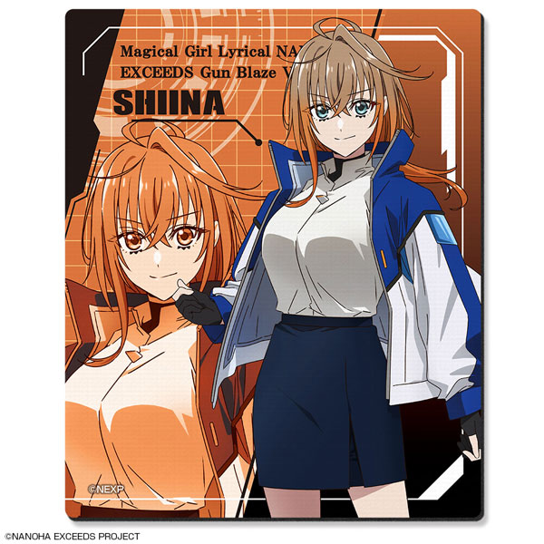License Agent Magical Girl Lyrical Nanoha Exceeds Gun Blaze Vengeance Rubber Mouse Pad Design 01 (Shiina Kuze)
