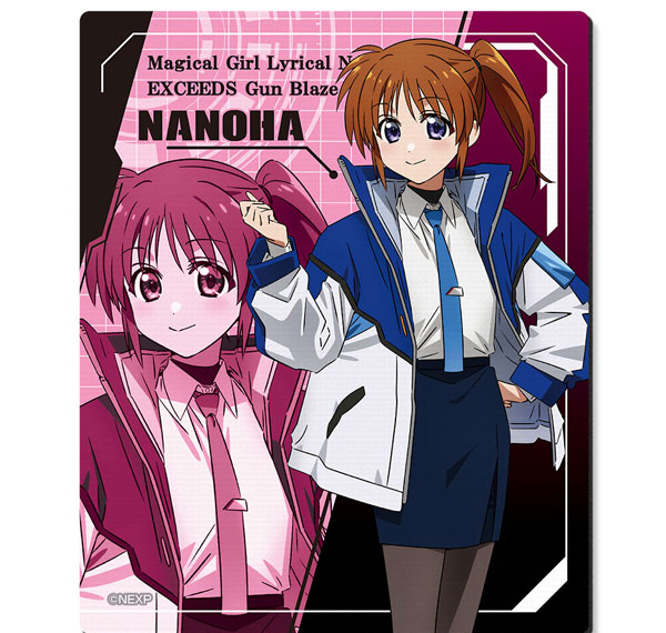 License Agent Magical Girl Lyrical Nanoha Exceeds Gun Blaze Vengeance Rubber Mouse Pad Design 02 (Nanoha Takamachi) Bild 1