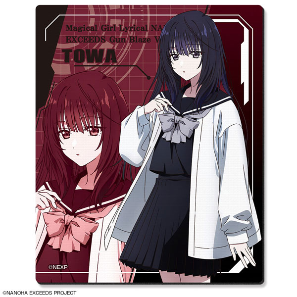 License Agent Magical Girl Lyrical Nanoha Exceeds Gun Blaze Vengeance Rubber Mouse Pad Design 06 (Towa Yorumi)