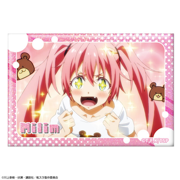 License Agent That Time I Got Reincarnated as a Slime Hologram Tin Badge Ver.3 Design 18 (Milim /B)