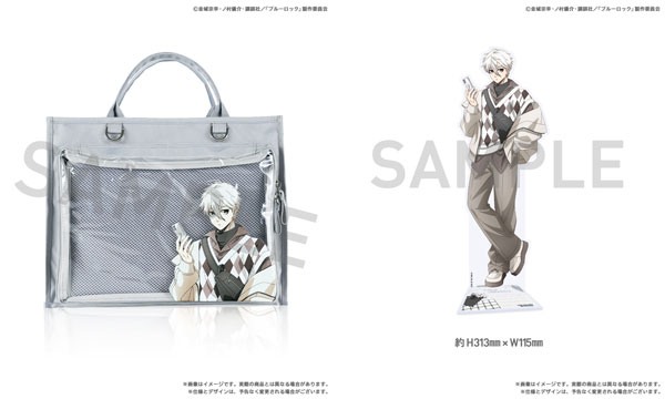 SIXBYSIX Bluelock 3rd ed POYORA BAG & Acrylic Stand Seishirou Nagi