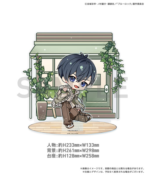 SIXBYSIX Bluelock 3rd ed Acrylic Diorama Yoichi Isagi