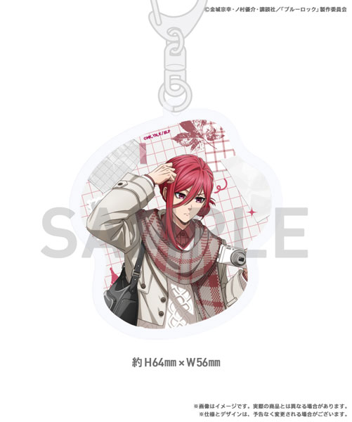 SIXBYSIX Bluelock 3rd ed Acrylic Keychain Hyouma Chigiri