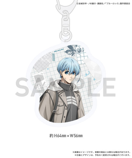 SIXBYSIX Bluelock 3rd ed Acrylic Keychain You Hiori imagen 1