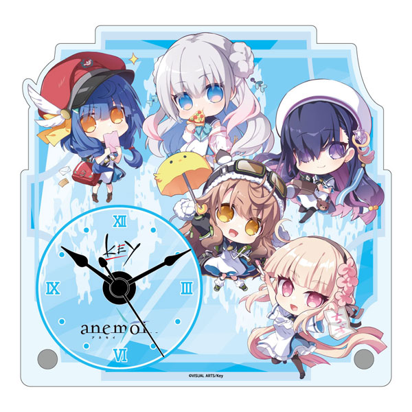 Midobiyo anemoi Table Clock Chibi