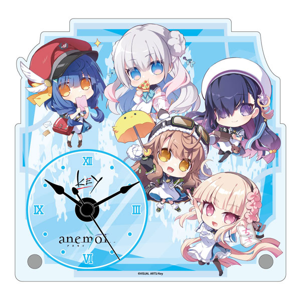 Midobiyo anemoi Table Clock Chibi Bild 1