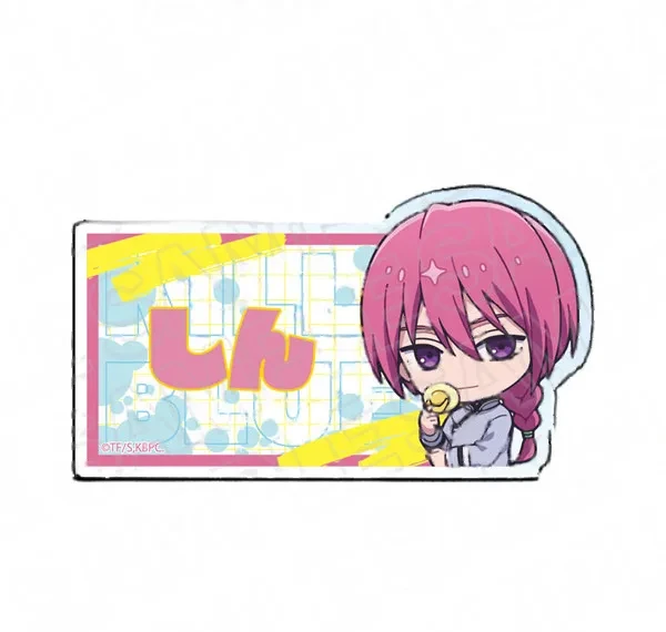 Contents Seed TV Anime "Kill Blue" Acrylic Name Badge Shin Kohazame Chibi ver. Bild 1
