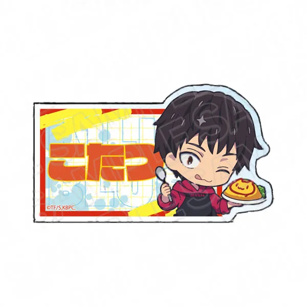 Contents Seed TV Anime "Kill Blue" Acrylic Name Badge Kotatsu Nekota Chibi ver.