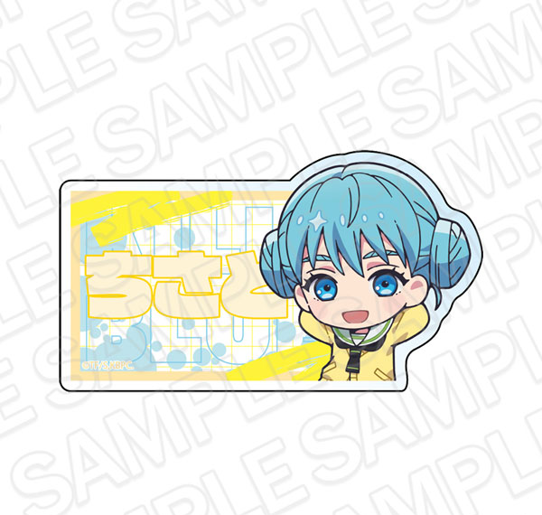 Contents Seed TV Anime "Kill Blue" Acrylic Name Badge Chisato Shiraishi Chibi ver. Bild 1