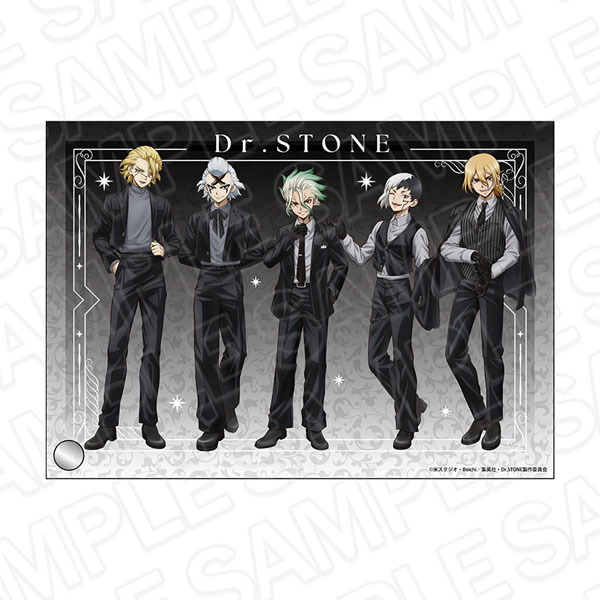 Contents Seed Anime "Dr. STONE" Glitter Mini Acrylic Art Black Suit ver.